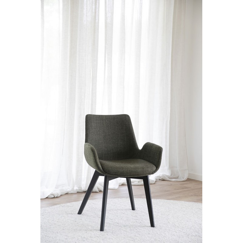 RO Drimsdale Arm Chair Green/Black